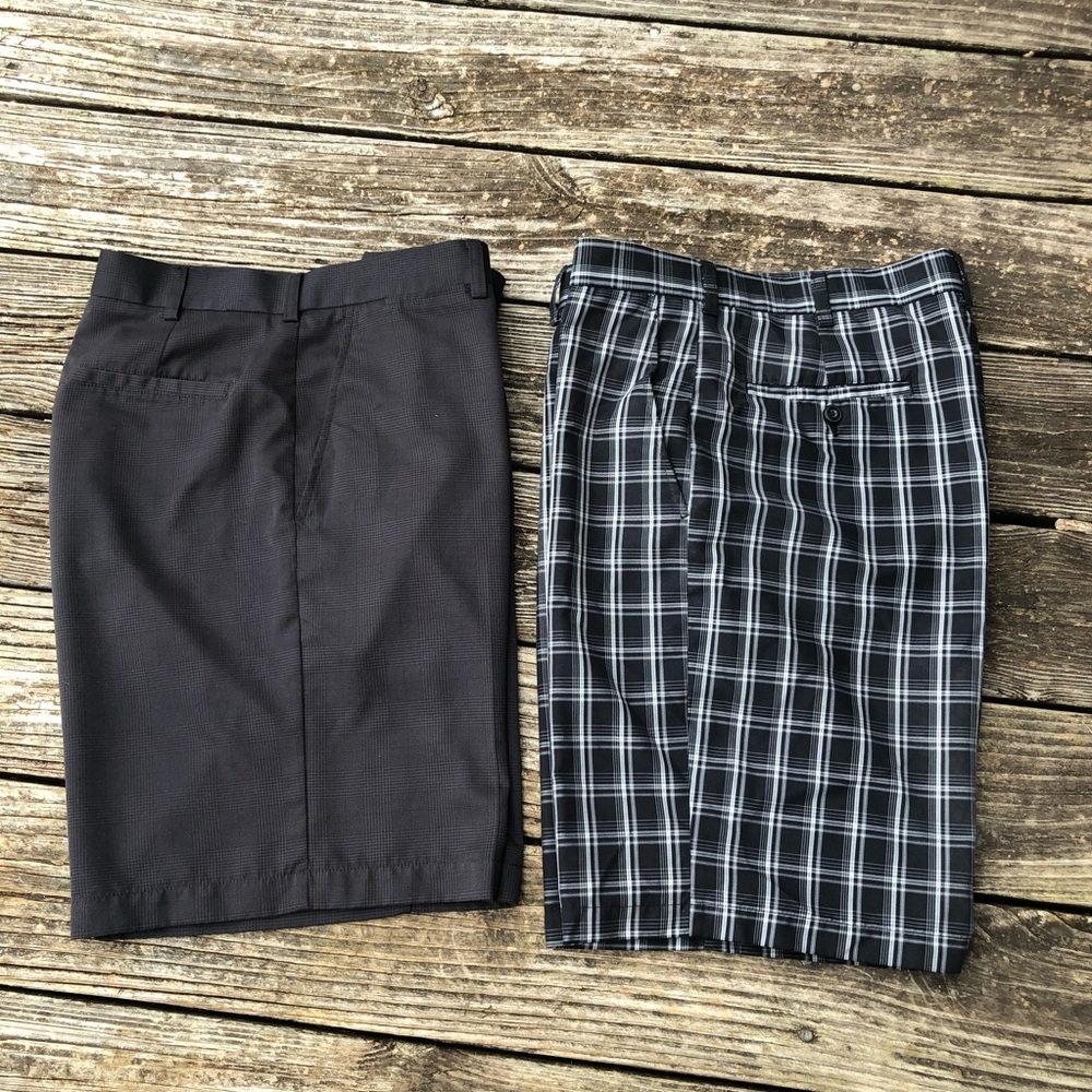 PGA Tour mens golf shorts bundle- wicking-size 34